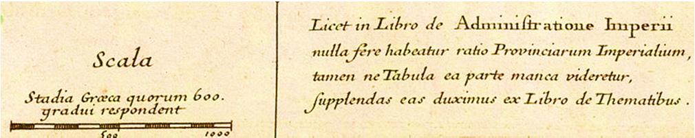 Latina: Imperii Orientalis et Circumjacentium Regionum, sub Constantino Porphyrogenito et ejus praedecessoribus descriptio.