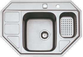 Teka : Νεροχύτες Lumina 50 B -TG 86 1C 1E Μαύρο Metallic 86 x 50cm για έπιπλο 50cm Συνθετικός γρανίτης, ένθετος, σε χρώμα
