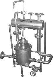 Za potis kondenzata ka kotlarnici, pumpa koristi zasićenu paru ili komprimovani vazduh. Praktično je maksimalni mogućui napor koji pumpa može da ostvari jednak pritisku pare koja se dovodi do pumpe.