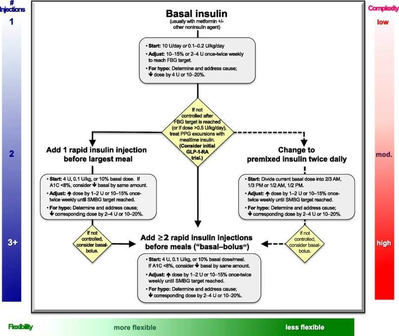 Approach To Starting & Adjusting Insulin in T2DM American Diabetes Association Standards of