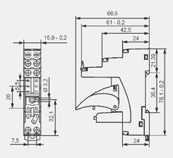 EN6075 ali na montažno ploščo 75,3 x 5,5 x 6(67) mm*