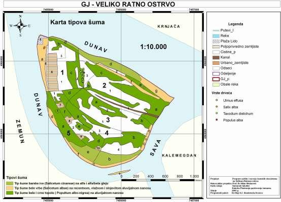 Прилог број 2: Карта типова