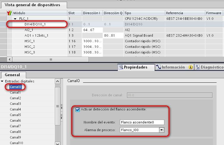 Como tamén queremos resetear o contador cando chegue ao valor prefixado, programaremos outro bloque