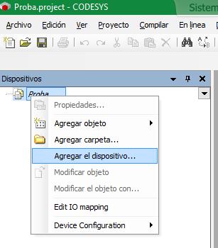 Escollemos na ventá seguinte o controlador Codesys Control Win V3.