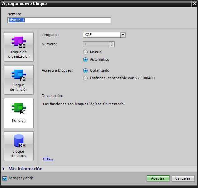 7.3.1 Linguaxes de programación en TIA Portal STEP 7 ofrece as linguaxes de programación estándar seguintes para S7-1200: KOP (esquema de contactos) é unha linguaxe de programación gráfica.