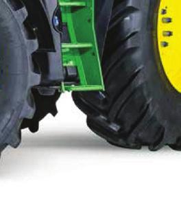 JoHN DEERE σειρά 6R ελαφριά και με ισχύς που φτάνει τους 300 ίππους t α δύο νέα κορυφαία μοντέλα της σειράς, 6230R και 6250R, είναι συνάμα