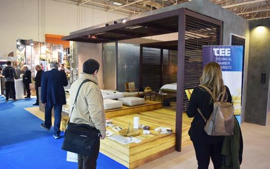 Πρωταγωνίστησε το ΤΕΕ στην έκθεση Greek Tourism Expo 2017 με Πρότυπο βιοκλιματικό δωμάτιο, με χρήση ΑΠΕ Γ.
