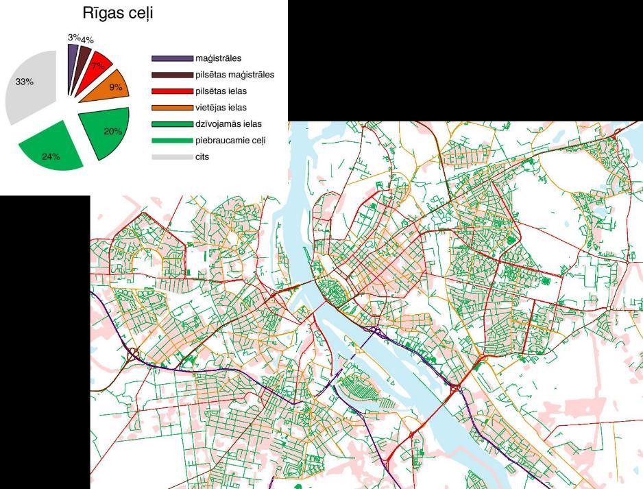 (4) Vairāki pielāgošanas pasākumi skar satiksmes infrastruktūras pārbūvi. Tā kā vienu no būtiskajiem pasākumiem min tumšo ūdens necaurlaidīgu segumu nomaiņu uz gaišākiem ūdenscaurlaidīgiem segumiem.