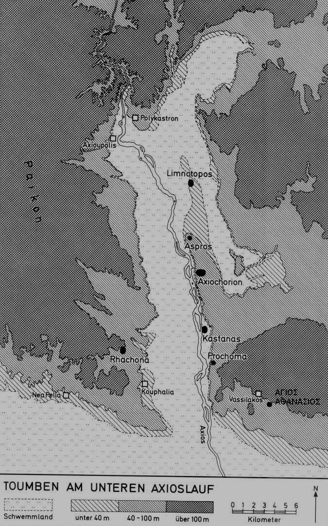 Αγίου Αθανασίου βρίσκονταν πολύ κοντά στην θάλασσα και είχε άμεση πρόσβαση σε θαλάσσιες διατροφικές πηγές από τον Θερμαϊκό κόλπο και τον κόλπο του Καστανά (βλ. Εικόνα 3)