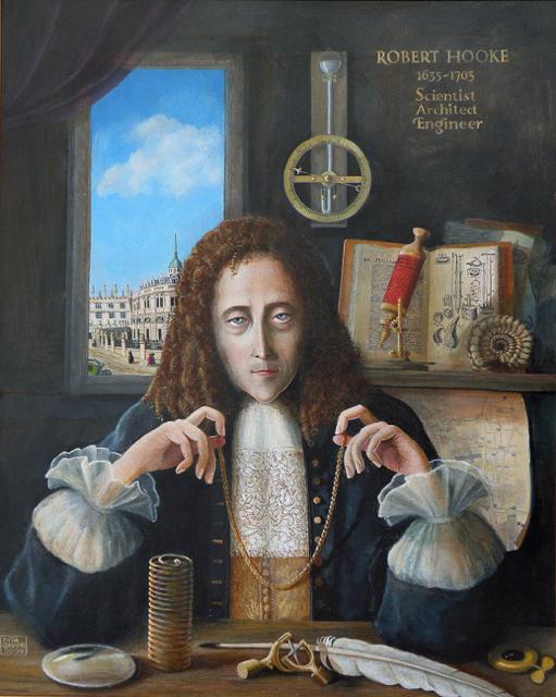 Αργότερα, ο φυσικός Robert Hooke παρατήρησε το 1680 πως όταν έφερνε σε