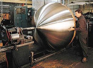 osno centričnih formi Metalna rondela rotira