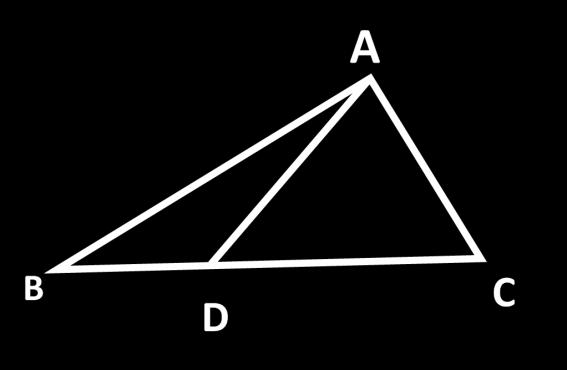 mnk: बदए गए ब त र म BAD = CAD, AB= 4 स म, AC = 5.2 स म, BD = 3 स म,त BC क लम ब ई ज ञ त क ब ए? BAD = CAD AB AC = BD CD 4 5.