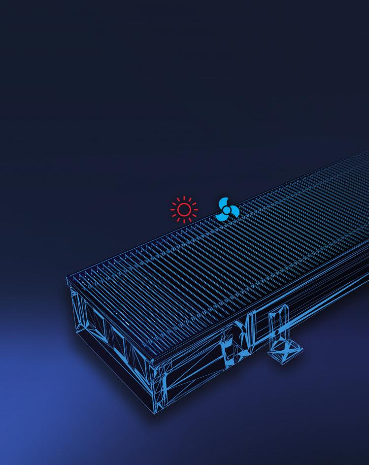 TABLICA ZA BRZI IZBOR TK - PG - V PODNI KONVEKTORI ZA SA PRINUDNOM CIRKULACIJOM TK-PG-V PODNI KONVEKTOR ZA sa prinudnom cirkulacijom MODEL CIRKULACIJA ŠIRINA BRZINA VENTILATORA DUŽINA [mm] [mm] 1000