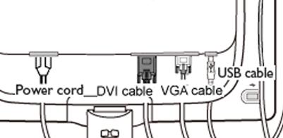 Connecting to Your PC ήδη ένα καλώδιο VGA για την πρώτη εγκατάσταση.