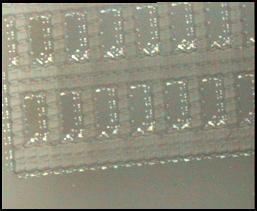 14 Ηλεκτρονική μικρογραφία μικροδομής φτερού πεταλούδας (α) οπτική μικρογραφία μιμητικής δομής χαραγμένης