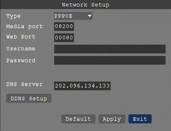 MEDIA PORT: Portul de comunicare intre PC si DVR, este recomandat sa utilizati portul implicit. WEB PORT: Setarea portului de acces din Internet Explorer (IE) via HTTP.