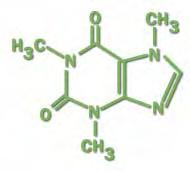 3.3 SESTAVINE ENEGETSKIH NAPITKOV 3.3.1 KOFEIN Kofein (tudi trimetilksantin (C 8 H 10 N 4 O 2 ), tein, matein, guaranin in metiloteobromin) je naravni alkaloid (alkaloidi so rastlinske baze, ki vsebujejo dušik.