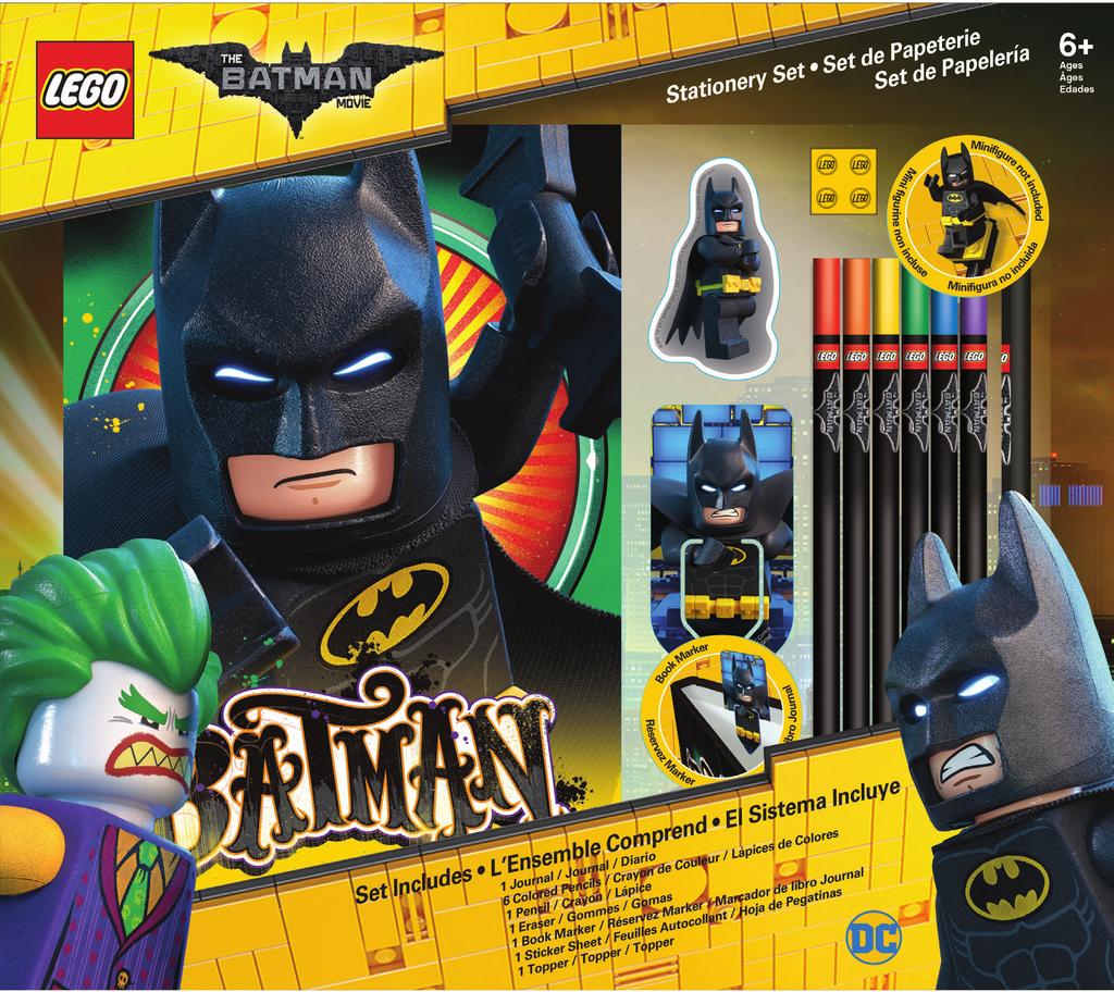 LEGO Stationary LEGO Stationary THE BATMAN MOVIE Προσοχή! O BΑΤΜΑΝ τώρα έρχεται και στο σχολείο! Με την καινούργια ταινία LEGO BATMAN MOVIE, οι αγαπημένοι μας ήρωες θα φέρουν την διασκέδαση στην τάξη!