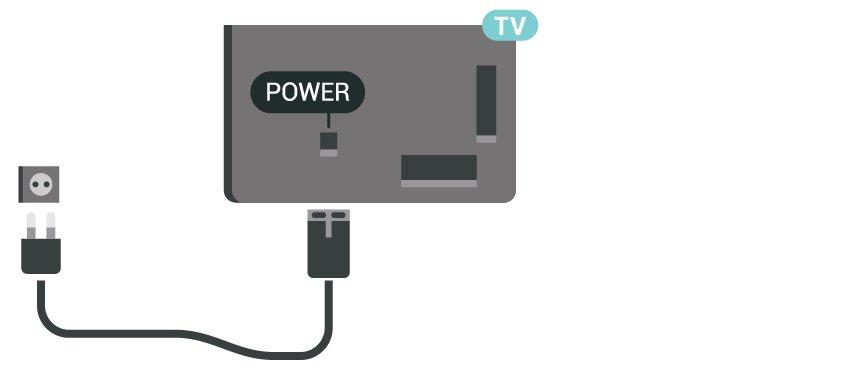 Αν και η τηλεόραση αυτή καταναλώνει ελάχιστη ενέργεια στην κατάσταση αναμονής, για εξοικονόμηση ενέργειας, συνιστάται να αποσυνδέετε το καλώδιο ρεύματος, αν δεν σκοπεύετε να χρησιμοποιήσετε την