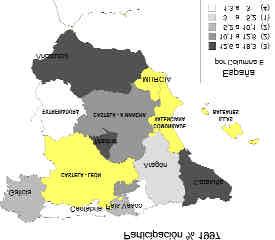 APLICACIÓNS DA TECNOLOXÍA INFORMÁTICA Cartogramas Os cartogramas son mapas nos que as súas diversas partes (provincias, comunidades autónomas, etc.