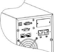 Step 5: Network connection Network/Fax/Phone surge port Connect a single modem/phone/fax line into surge-protected IN outlet on the back panel of the UPS unit.