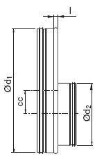 pozvolné rozšírenie RU - prechod asymetrický ( /ks) Ød Ød 00 0 3 3 400 40 00 0 30 0 00 00 000 400,,,33,4 40,0,,3, 00,,3,4,0 4,0 0 43, 43,