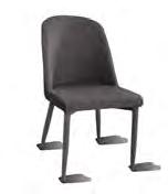 cm ANGOLO καρέκλα 03-0472 μαύρο PU μαύρα μεταλλικά
