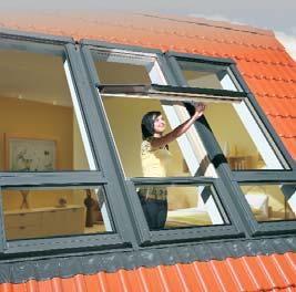 25-65 - ferestre cu două canaturi suprapuse, partea inferioară fixă fiind dotată cu geam de siguranţă, - sunt disponibile în dimensiuni cu lungime de până la 255 cm, - unghiul de instalare: între 25