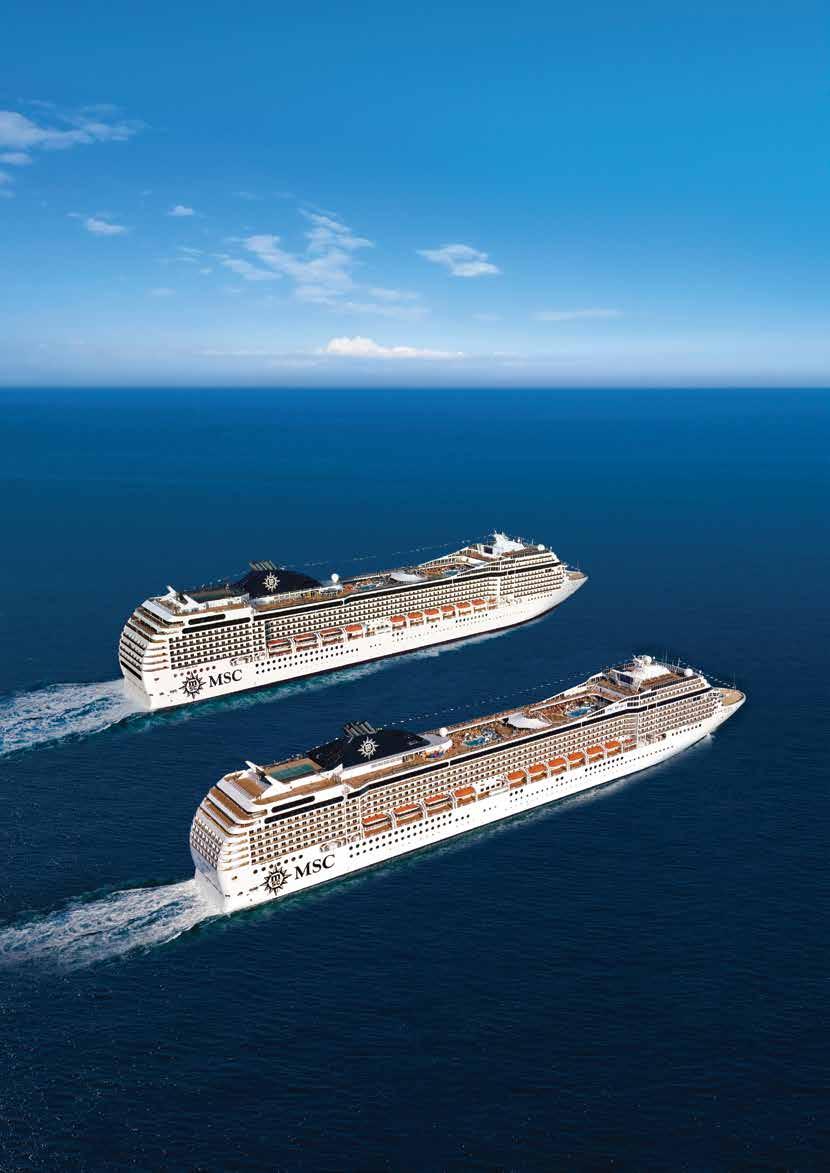 LUXURY CRUISES κάθε Τετάρτη MSC MUSICA κάθε Πέμπτη ΕΛΛΑΔΑ - ΑΛΒΑΝΙΑ -