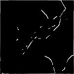 (a) Είσοδος (b) threshold = 40 (c) threshold
