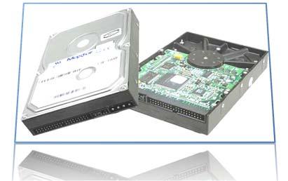 HD ili HDD (Hard Disk Drive) Glavna sekundarna memorija Velikog kapaciteta Značajno sporiji od memorija iz grupe primarnih