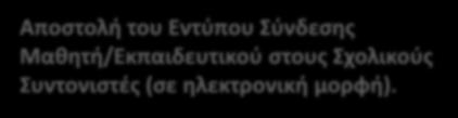 Ετοιμασία Εντύπου Επιλεγμένων Εκπαιδευτικών.