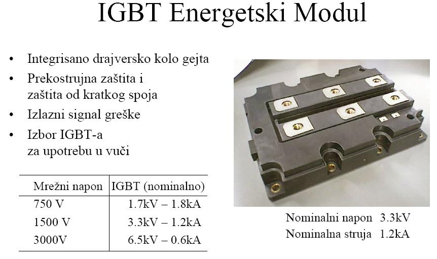 Frekvencijski regulator - hardver IGBT prekidač C