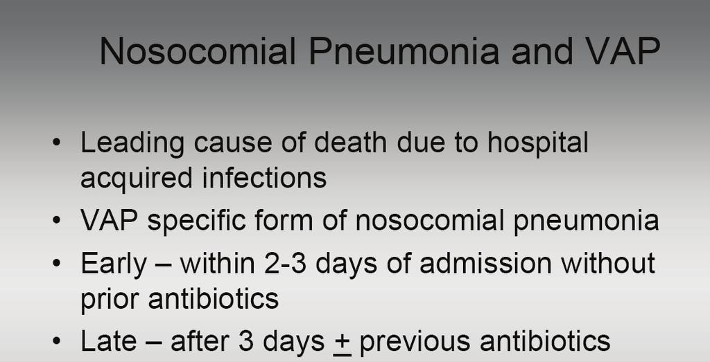Έγκαιρη, αλλά και σωστή Appropriate early antibiotic therapy reduces mortality rates in patients with suspected VAP Mortality (%) 100 80 60 40 20 p<0.