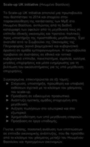 Η μεγέθυνση ως προτεραιότητα και στόχευση Τοποθετώντας την ανάγκη για μεγέθυνση πρώτη Υπάρχουν παραδείγματα χώρων, οι οποίες έχουν δώσει ιδιαίτερη βαρύτητα αποκλειστικά στην άρση των εμποδίων για