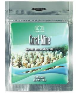 Coral-Mine cod 2221/2220/91655/91656 prezentare 10/30 pliculeţe a câte 1,0 g Coral mărunţit..... 995 mg acid L-ascorbic.