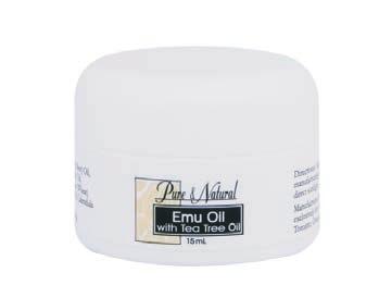 Emu Oil with Tea Tree Oil Balsam pentru piele Grăsime de emu cu ulei de arbore de ceai cod 91605 prezentare 15 ml Gălbenele, ulei de măsline, grăsime de emu, ulei de migdal dulce, ulei din sâmburi de