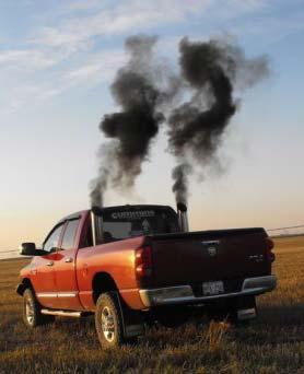 Περιβαλλοντικές επιπτώσεις καύσης Diesel Οι εκπομπές σωματιδίων από κινητήρα diesel είναι γνωστές ως PM 10 ή PM 2,5 ανάλογα με το μέγεθος των εκπεμπόμενων σωματιδίων.