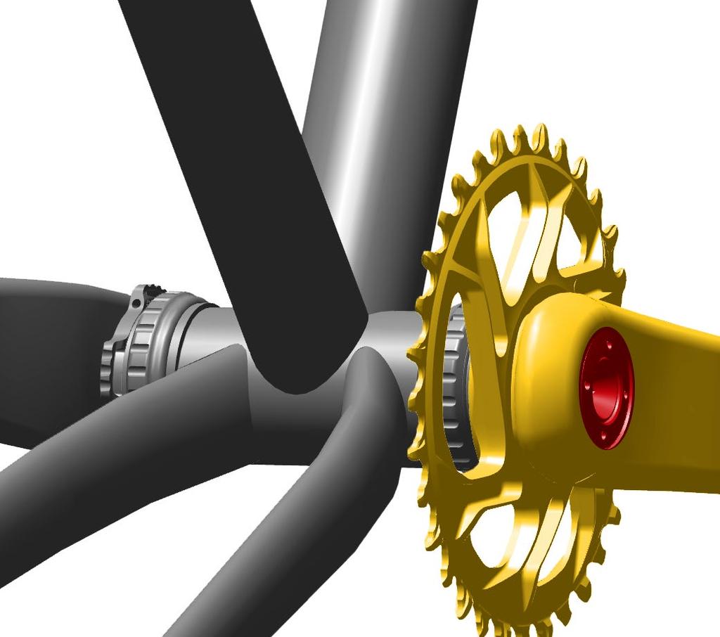 3 4 8 54 N m (478 in-lb) 5 Use a torque wrench with an 8 mm hex bit socket to tighten the crank arm bolt to 54 N m (478 in-lb).