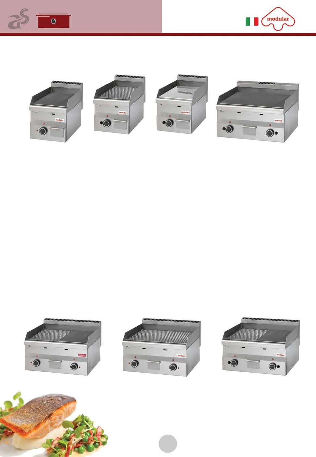 Πλατό Πλατό FU 60/30 FTE FU 60/30 FTRG FU 60/30 FTG-CR FU 60/60 FTG FU 70/40 FTE FU 70/40 FTRG FU 70/70 FTE Πλάκα Ψησίματος FU 60/30 FTE 1 Λεία 3 FU 60/30 FTG 1 Λεία 919 30 x 60 x 28 FU 60/30 FTRG 1
