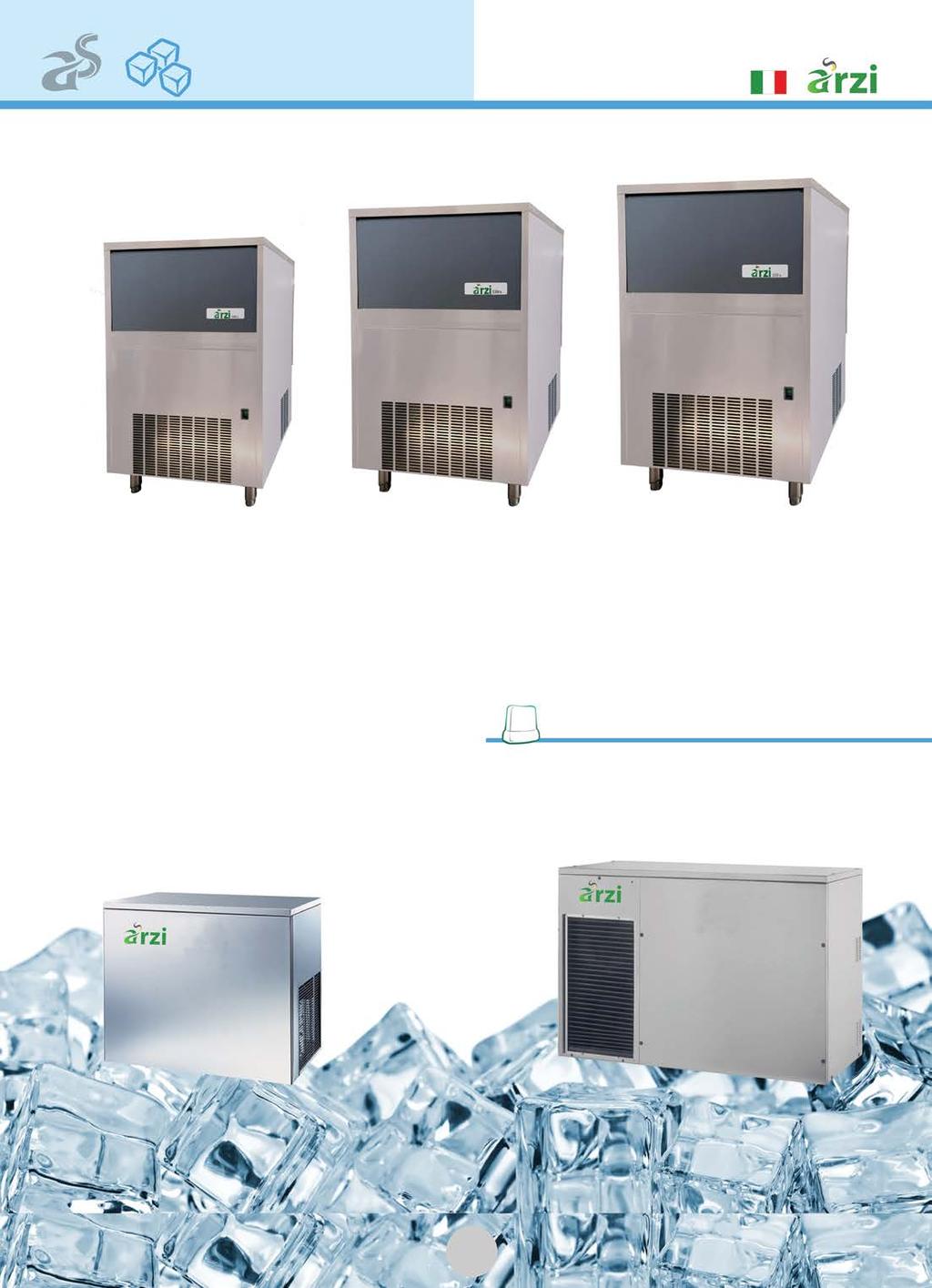 Arzi 130 s 14, 17, 32, 41 ή 60 gr. Παραγωγή kg/ 24h Αποθήκη kg W Σύστημα Ψύξης 100 60 850 73.5 x 60.3 x 100.7 2.065 Αέρας/ 130 1.050 Νερό 84 x 74 x 107.5 2.698 65 Arzi 155 s 155 1.400 84 x 74 x 107.
