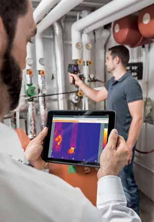 PLYNÁR VODÁR KÚRENÁR + KLIMATIZÁCIA 1/2017 NOVÉ TERMOGRAFICKÉ KAMERY testo 865, testo 868, testo 871 a testo 872 Špecialista na meraciu techniku, firma Testo, uvádza na trh štyri nové termografické