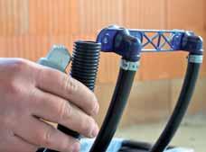 Systém EASY-PEX obsahuje pouze dvě dimenze trubek, a to 17x2 a 22 x 2,5, přičemž vyšší spotřeba je u dimenze 17 x 2.