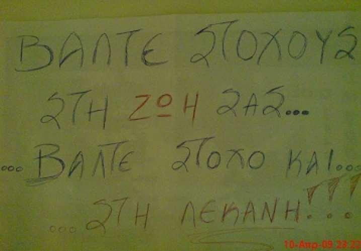 Ο ιστριονικός αποβάλει στους