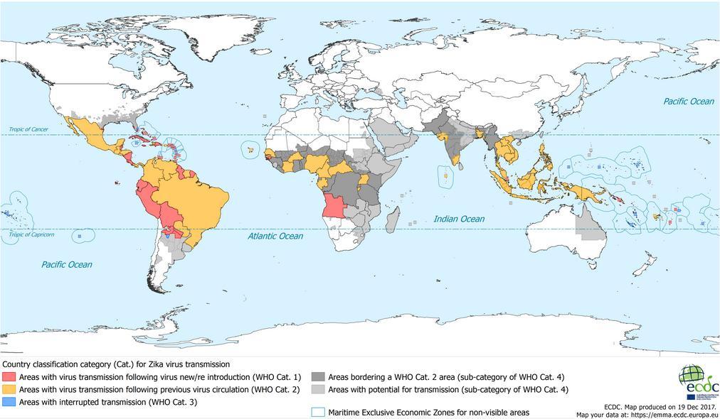 Πυρετός από τον ιό Zika Ο ιός Ζίκα ταυτοποιήθηκε στην Ουγκάντα το 1947.