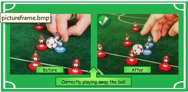 Έκφραση διαιτητή: Μπλοκαρισμένη μπάλα-φάουλ Ποινή: a) Έμμεσο φάουλ στο σημείο που μπλοκαρίστηκε η μπάλα (Βλέπε Κανόνα 11) b) Έμμεσο φάουλ από το σημείο του πέναλτι αν η παράβαση έγινε εντός ορίων