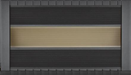 Classic cod.:c6490 The columns have dimensions of 60x60mm and their colour is metallic gray. Horizontal profiles have dimensions of 100x14mm and are coated in two colours. Metallic gray and beige.