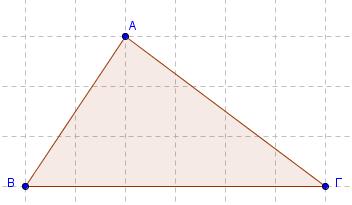 Σχήμα 10 31. Στο παρακάτω τρίγωνο ΑΒΓ (Σχήμα 11): Μεταξύ των πλευρών (ΑΒ, ΑΓ) περιέχεται η γωνία. Μεταξύ των πλευρών (ΒΑ, ΒΓ) περιέχεται η γωνία. Μεταξύ των πλευρών (ΓΑ, ΓΒ) περιέχεται η γωνία.