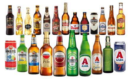 2007: Λανσάρισμα καινοτόμων προϊόντων και συσκευασιών όπως το Beer Tender της Heineken και το ποτό Segredo 2009: Εισαγωγή των Krusovice, Moretti, Tiger στην ελληνική αγορά 2010: Λανσάρισμα ΒΙΟΣ 5,