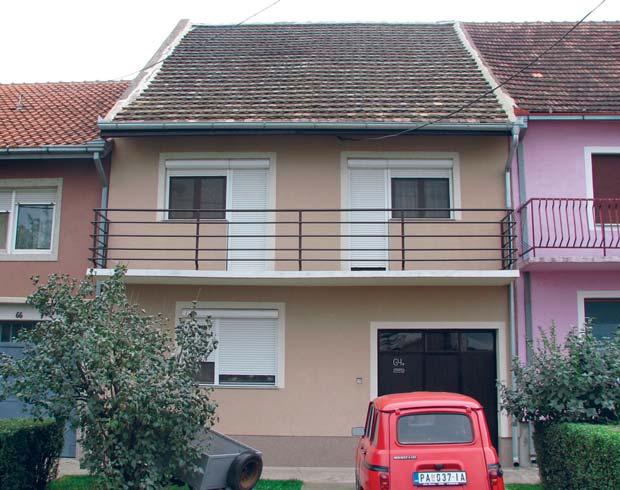 Регион 5, Воводина Region 5, Vojvodina 8 9 4 3 5 6 3 9 6 8 8 7 Основа спрата First floor Основа приземља Ground floor Ф F <50% [] гаража, [] ходник, [3] предсобље, [4] трпезарија, [5] кухиња, [6]